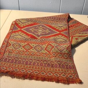 Sacred threads wool blend scarf 54x10.5